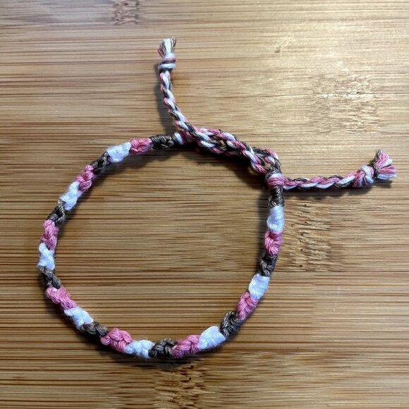 Annalise Woven Bracelet anklet trendy comfortable tie embroidery thread woven gi - Picture 1 of 3